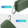 BOVKE Hard Travel Speaker Case for Bose New SoundLink Flex Speaker (2nd Gen) / Bose SoundLink Flex Bluetooth Portable Speaker, Mesh Pocket for Charger, Charging Cables, Accessories, Cypress Green view 4