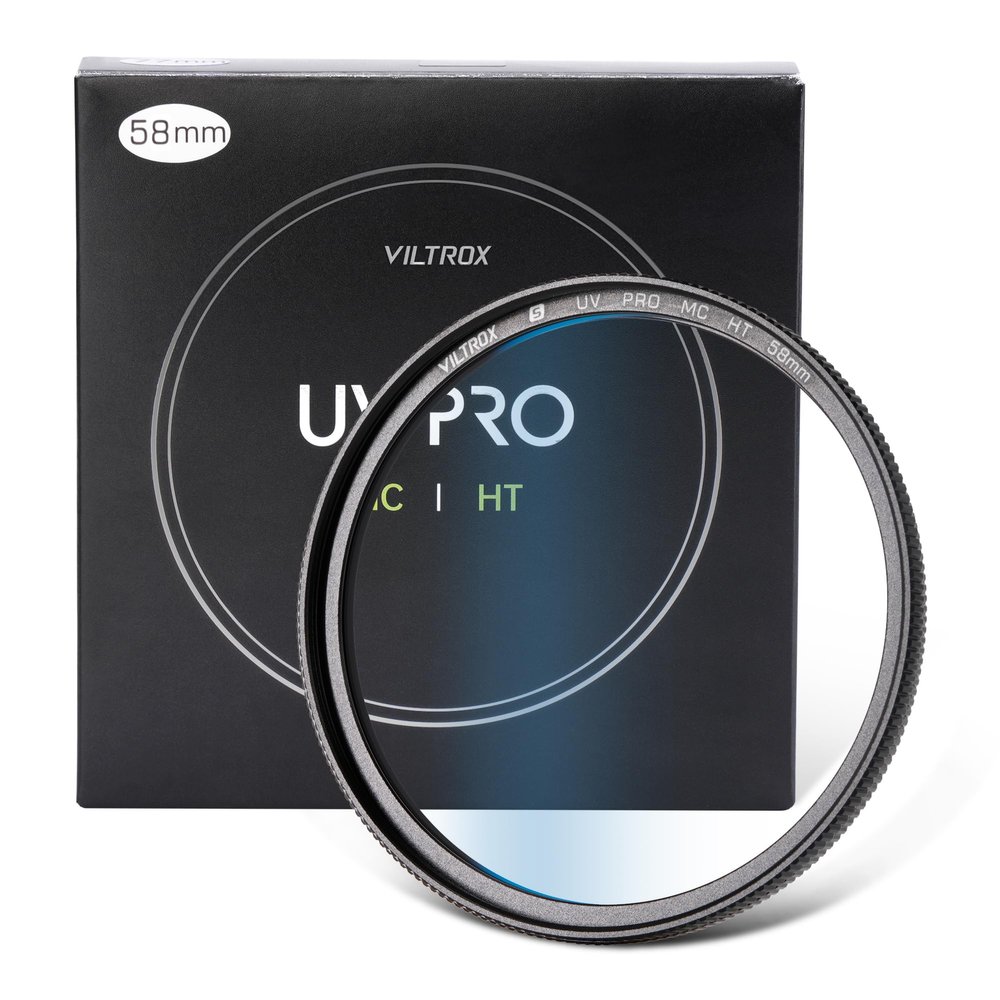 VILTROX 58mm MC UV Protection Camera Lens Filter, 18 Layer Multi Resistant Nano Coatings, HD/Hydrophobic/Scratch Resistant for Nikon, Canon, Fuji Cameras and More