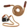 Akozon Mirrorless Camera Strap, Ergonomic Protective Abrasion Mirrorless Camera Shoulder Strap Lightweight for All Mirrorless Camera (Brown) view 3