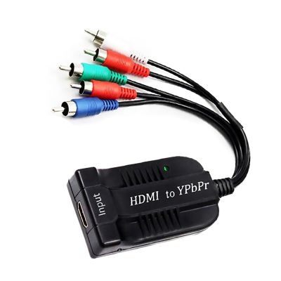 HDMI to YPbPr 5RCA RGB + R/L Video Audio Adapter 5RCA Component Adapter for TVBOX,VHS,VCR,DVD