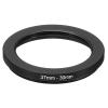 PATIKIL 37mm-30mm Metal Step Down Ring, Camera Lens Filter Adapter Ring Aluminum Filter Adapter Ring for Camera Lenses Hood, Black view 1