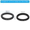 PATIKIL 37mm-30mm Metal Step Down Ring, Camera Lens Filter Adapter Ring Aluminum Filter Adapter Ring for Camera Lenses Hood, Black view 2
