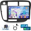 podofo 2G+64G Car Stereo for Honda Civic 1996-2001 with Wireless Apple Carplay & Android Auto, 9 Inch Touchscreen Car Radio with Bluetooth/GPS/WiFi/SWC/FM&RDS Radio + AHD Backup Camera + MIC view 1
