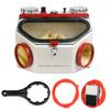 Rasamer Lab Sandblaster With 2 Pens & 2 Tanks,Equipment With LED and Glass Window for Large View view 3