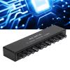 flexman AU HP10 10 Channel Headphone Amplifier, DC12V 1.5A 1 Input 10 Output Independent Control Stereo Audio Splitter for Speaker PA Theater Studio Stage view 4