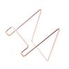 Angoily Metal Electroplated Stand Small Bookshelf Desk Shelves Lap Holder Curved Design Portable for Home Office view 1