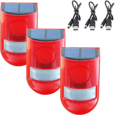 ChunHee Solar Sound & Light Motion Sensor Alarm