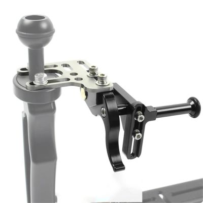MOUDOAUER Camera Diving Tray Stabilizer Shutter Trigger, Alloy Shutter Release Extension Lever Trigger Mount Adapter