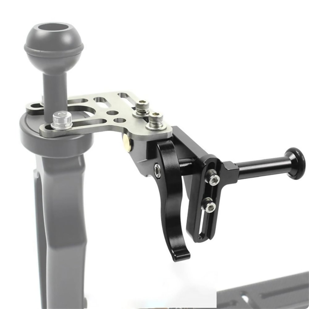 MOUDOAUER Camera Diving Tray Stabilizer Shutter Trigger, Alloy Shutter Release Extension Lever Trigger Mount Adapter
