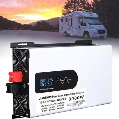 5000W 6000W 8000W 10000W 12000W Pure Sine Wave Power Inverter 12V 24V 48V 60V DC to 110V 220V AC Converter for Car, Truck, Home, Vehicles, Boat, Car Power Converter,8000W-12Vto110V