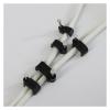100Pcs Flat Nail Cable Clip Mount Wall Home DIY Square Clamp Office Card Fixing (Color : Black, Size : 14mm 100PCS) view 4