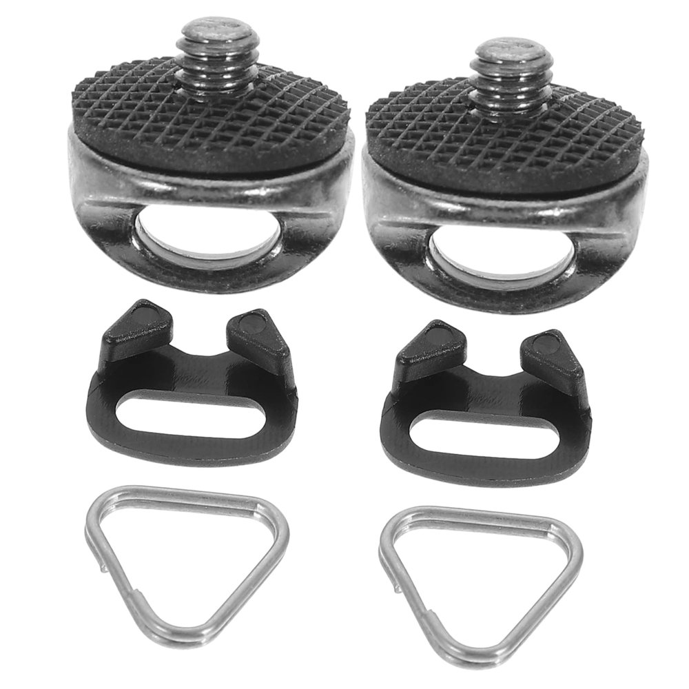 2 Sets Camera Adapter Accessories Wrist Strap Split Ring Hook for Camera Lanyard With Hook Belt Ring, As Shown, 2X2X2CM