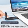 AIMIBO Wireless HDMI Transmitter, Foldable Antenna, 1080P@60Hz, One Click Switch, Support 8 Transmitters, Best for Meeting Room, Only TX view 4