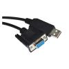 F1T`D2I FT232RL USB to D-SUB 9 PIN DB9 Female Adapter RS232 Converter Serial Communication Cable Fit Compatible Sick CLV Barcode Scanner to PC(5M) view 3