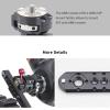 DirectNine Basics Nitze EVF-K03 Universal EVF Mount with QR NATO Clamp to ARRI Rosette Holder, NATO Rail and 15mm Rod Anti-Off NATO Rail Compatible with Portkeys OEYE Z Cam Electronic Viewfinder view 3