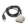 F1T`D2I FT232RL CHIP USB to D-SUB 25PIN DB25 Male Adapter RS485 Converter Serial Communication Cable Fit Compatible VAT Butterfly Valve to PC(5M) view 1