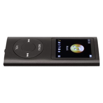 Digital Music Player,Ultra Thin MP3 Player Compatible with Most Sound Formats Support Memory Card USB MP3 Player (Black)
