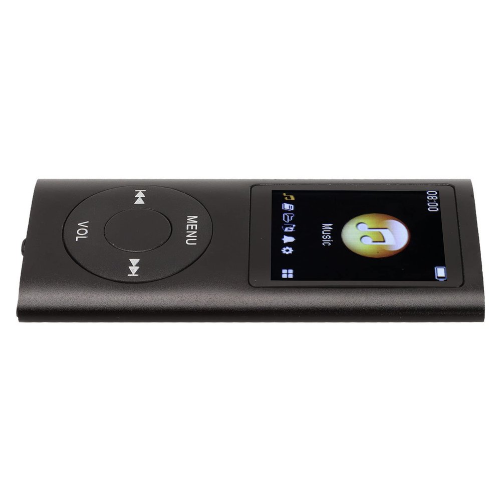 Digital Music Player,Ultra Thin MP3 Player Compatible with Most Sound Formats Support Memory Card USB MP3 Player (Black)