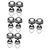 2 Sets Camera Adapter Accessories Wrist Strap Split Ring Hook for Camera Lanyard With Hook Belt Ring, As Shownx4pcs, 2X2X2CMx4pcs view 1