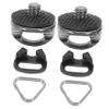 2 Sets Camera Adapter Accessories Wrist Strap Split Ring Hook for Camera Lanyard With Hook Belt Ring, As Shownx4pcs, 2X2X2CMx4pcs view 4