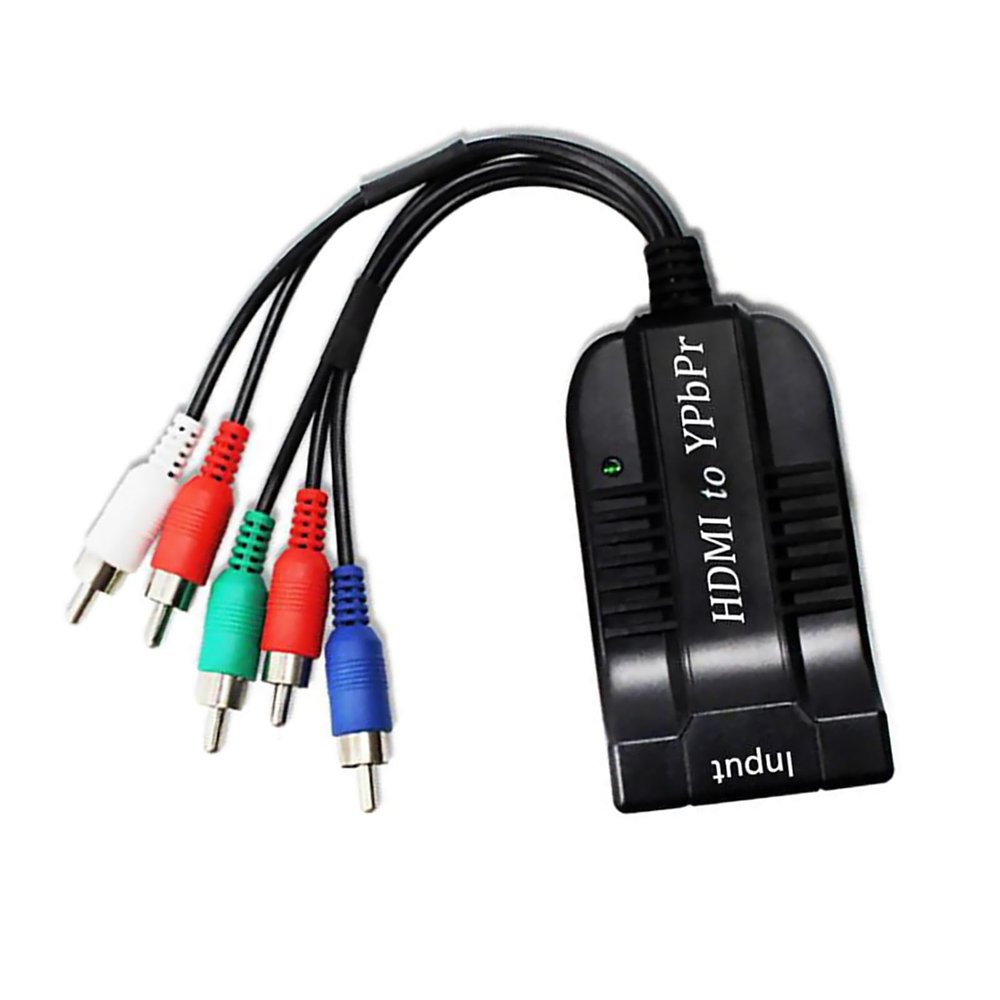 HDMI to YPbPr Component Converter, RGB Component YPbPr Video and R/L Audio Scaler Adapter Converter