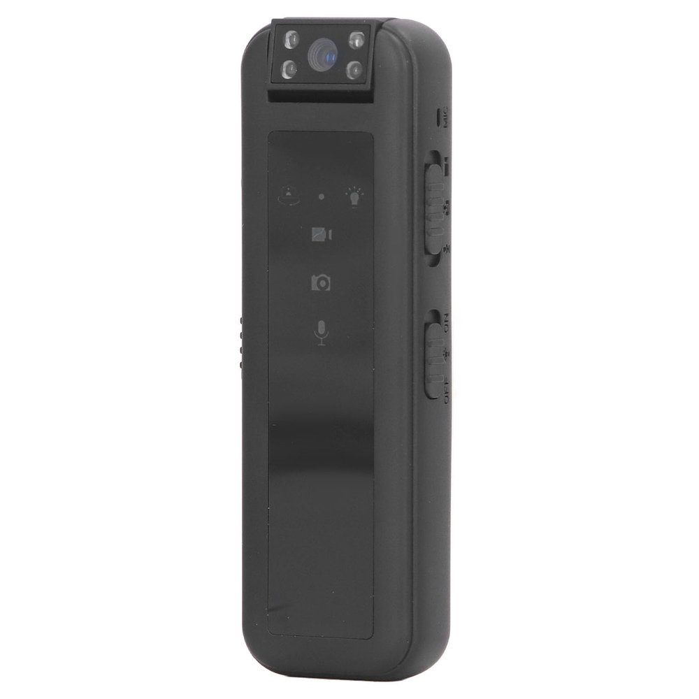 Locadence HD 1080P Mini Body Camera, Portable Back Clip Design, Multi Function Video Recorder Wearable Pocket Video Camera with LED Indicator Light Clip