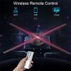 DOEL 3D Hologram Advertising Display Fan 20.5inch, WiFi, Bluetooth Speaker Added Hologram Fan with 1600 x 576 High Resolution 576 LED Beads view 3