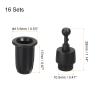 MECCANIXITY Speaker Grill Guides Plastic Ball and Socket Type 10.5mm Dia for Speaker Parts Accessories Pack of 16 view 2