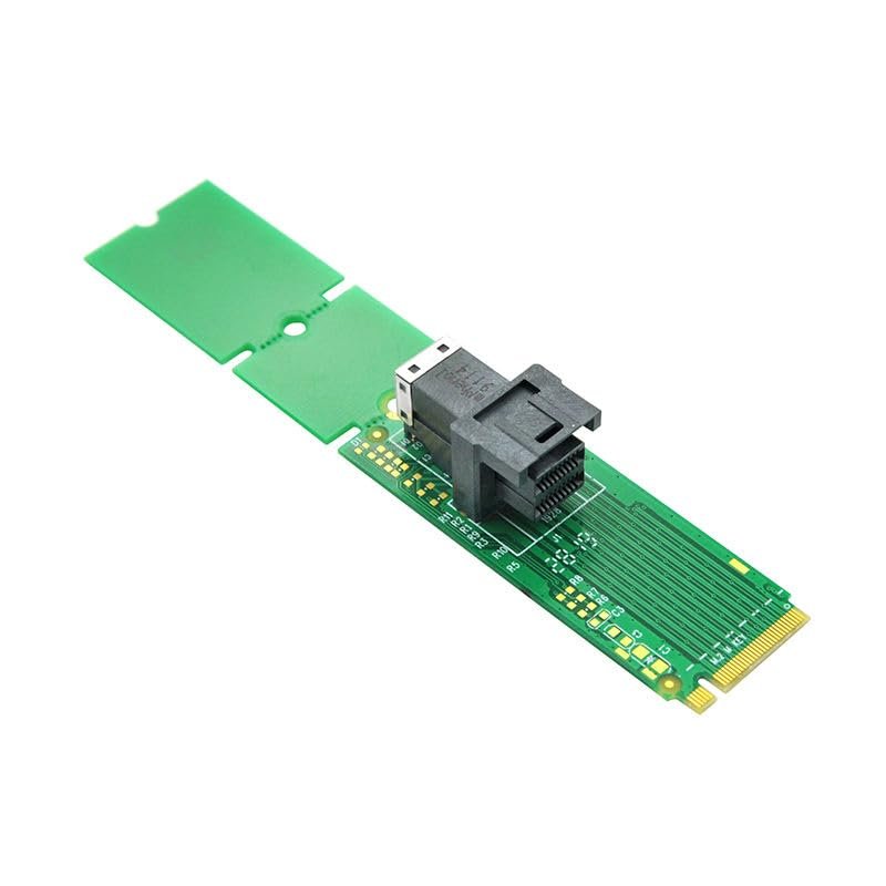 M.2 to U.2(SFF-8643) NVMe Adapter Card for U.2 SSDs