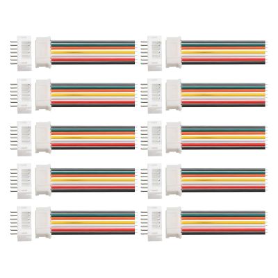 MECCANIXITY Pack of 10 PH 2.0 Single Female Connector Plug 7 Pins with 20cm