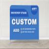 10x8FT Custom Business Backdrop Kit Advertising Background for Event Trade Show with Frame Base view 3