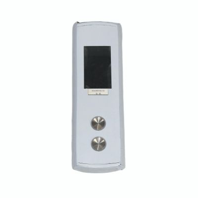 1Set XAA308NA8 LCD Outbound Panel 4.3 Inch Black Blue Screen Round Button Elevator Accessories Parts (Color : Yellow, Size : Black screen)