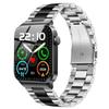 Compatible for Donerton T50S T50H Smart Watch Band, Lamshaw Quick Release Stainless Steel Metal Replacement Straps Compatible for Donerton T50S T50H 1.85" Smartwatch/Uaue T50S 1.85" Smart view 1