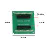 Create idea 2Pcs Green 30 Pin ESP32 Breakout Board Shield GPIO 1 Into 2 for 30PIN ESP-WROOM-32 Microcontroller Development Board 66x63mm view 4
