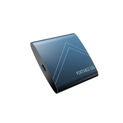 Typc-C Portable Hard Drive SSD Pattern 4TB 2TB External SSD 1TB 500GB Mobile Solid State Hard Drive USB 3.1 External SSD (Color : Blue, Size : 1TB)