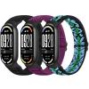 Bcuckood Elastic Bands Compatible with Xiaomi Smart Band 10/9/8 for Women Men, Stretchy Solo Loop Soft Nylon Elastic Strap Replacement Wristband for Xiaomi Mi Band 10/9/83 PCS view 1