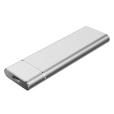 SSD External Hard Drive USB 3.1 Type C 500GB 1TB 2TB Portable Solid State External Drive (Color : Silver, Size : 500GB)