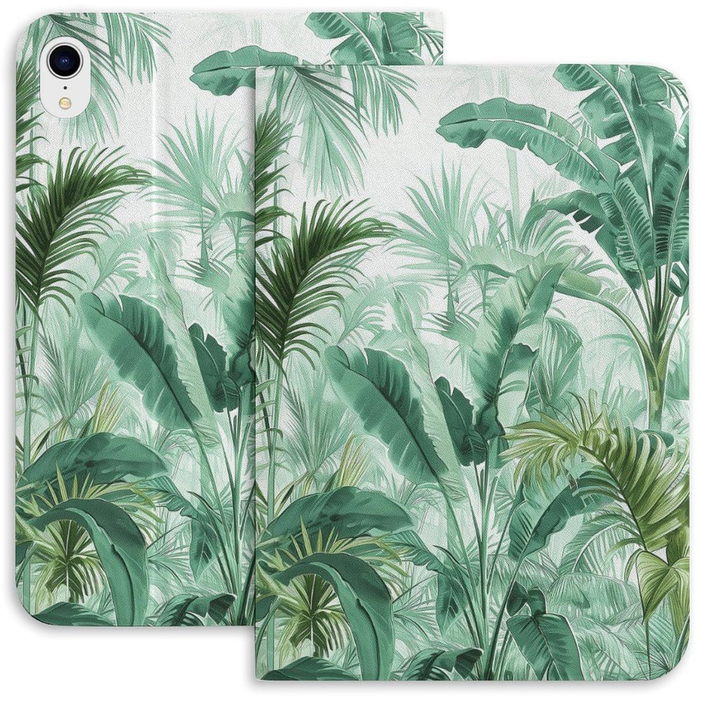 Dolrlasin Palm Tree Case for iPad iPad Mini 5/4/3/2/1(7.9- Inch) iPad Mini 6 (8.3-inch, 2021) with Pencil Holder, Protective Case with Soft TPU Back, Auto Sleep/Wake Cover