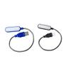 Tea Pot Portable USB LED Mini Book Light Reading Light Table Lamp Flexible USB Lamp for Power Bank Laptop Notebook PC Computer (Color : Blue) view 2