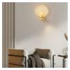 SteFik All Copper Wall lamp Bedroom Bedside lamp Simple and Minimal Light Luxury with spot Lights Room - Lights,Pendant, 3 colors, Gold, Xk-153 view 4