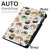 Delicious Sushi Case for iPad iPad Mini 5/4/3/2/1(7.9- Inch) iPad Mini 6 (8.3-inch, 2021) with Pencil Holder, Protective Case with Soft TPU Back, Auto Sleep/Wake Cover view 2