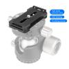 Zopsc Adjustable Anti Clamp Tripod Adapter Mount Plate for Arca Standard Port DSLR Cameras, Quick Release Plate view 2