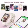 SHANG WING Fitness Watches for Women, LYNN2 Fitness Tracker with Heart Rate Monitor Blood Oxygen/Sleep Tracker Pedometer, Slim Step Tracker Watch for iOS/Android Phones Waterproof (Milky White) view 3