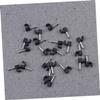 Homoyoyo 100pcs 4mm Plastic Cable Clip Wire Cord Fastener Mini Cable Winder Cord Organizer Organizer Clips view 3