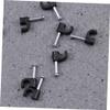 Homoyoyo 100pcs 4mm Plastic Cable Clip Wire Cord Fastener Mini Cable Winder Cord Organizer Organizer Clips view 4