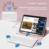GKABXY Keyboard Case for iPad Pro 11 inch (4th/3rd/2nd/1st Gen) 2022/2021/2020/2018, Detachable Wireless Bluetooth Keyboard Case with Pencil Holder for iPad Pro 11", Auto Sleep/Wake (Pink) view 4