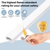 One-Cord Hider Kit, 126in Cable Covers for Wires on Wall, Mini Wire Hider for Wall Mounted TV, White Cable Raceway, Paintable Cord Cover Cable Management for Home Office, 8 x L15.7in W0.6in H0.4in view 4