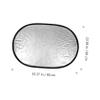 ARTIBETTER Photography Reflector Oval Dual-Sided Light Diffuser for Studio Outdoor Use for Food Still Life and Photography view 4