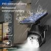 Clearhill Dummy Fake Security Camera and Solar Motion Sensor Lights, 2-in-1 Solar Lights with Remote Control, Realistic Look, Easy to Install, IP66 Waterproof, for Outdoor (1) view 3