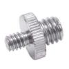 Baglaum 2pcs 1/4 Inch 3/8 Inch Converter Threaded Screw Adapter Mount Set Camera/Tripod/Monopod/Ballhead/Light Stand view 2